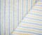 Yellow-Blue-White Spence Bryson Stripe Irish Linen Woven Fabric By the Yard